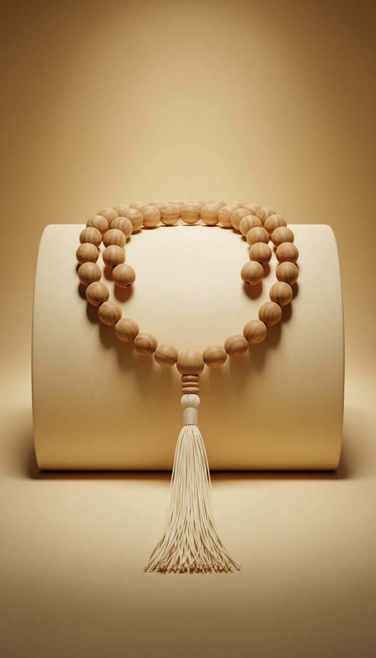 Sandalwood Mala Beads Artisanal String