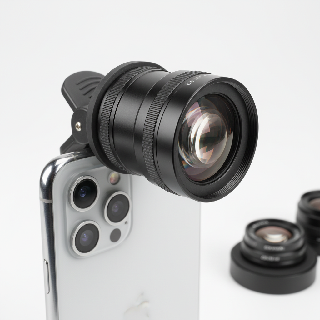 Phone Camera Lens Closeup