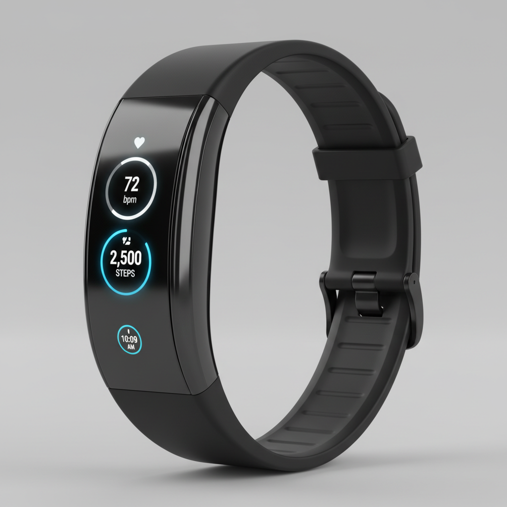 Smart Fitness Band Side View