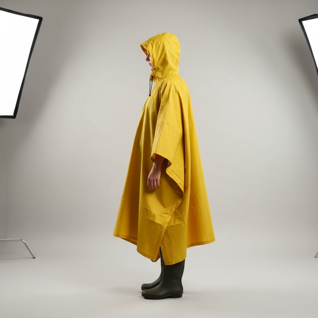 Rain Poncho Unfolded View